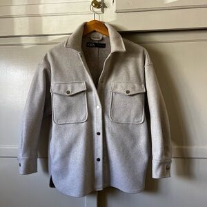 Gray Shirt Jacket